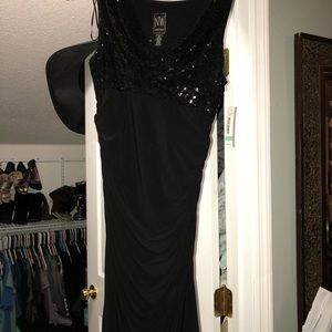 Black cocktail dress